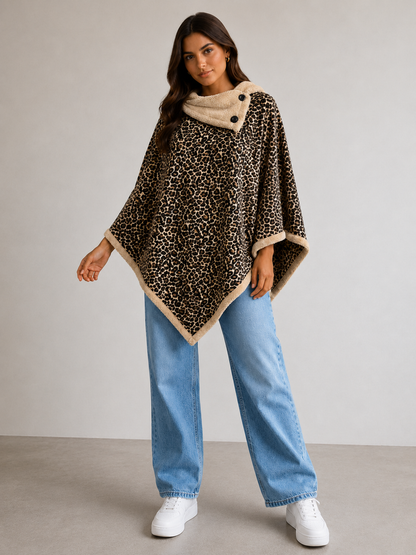2x1 Ponchos con Piel Corderito
